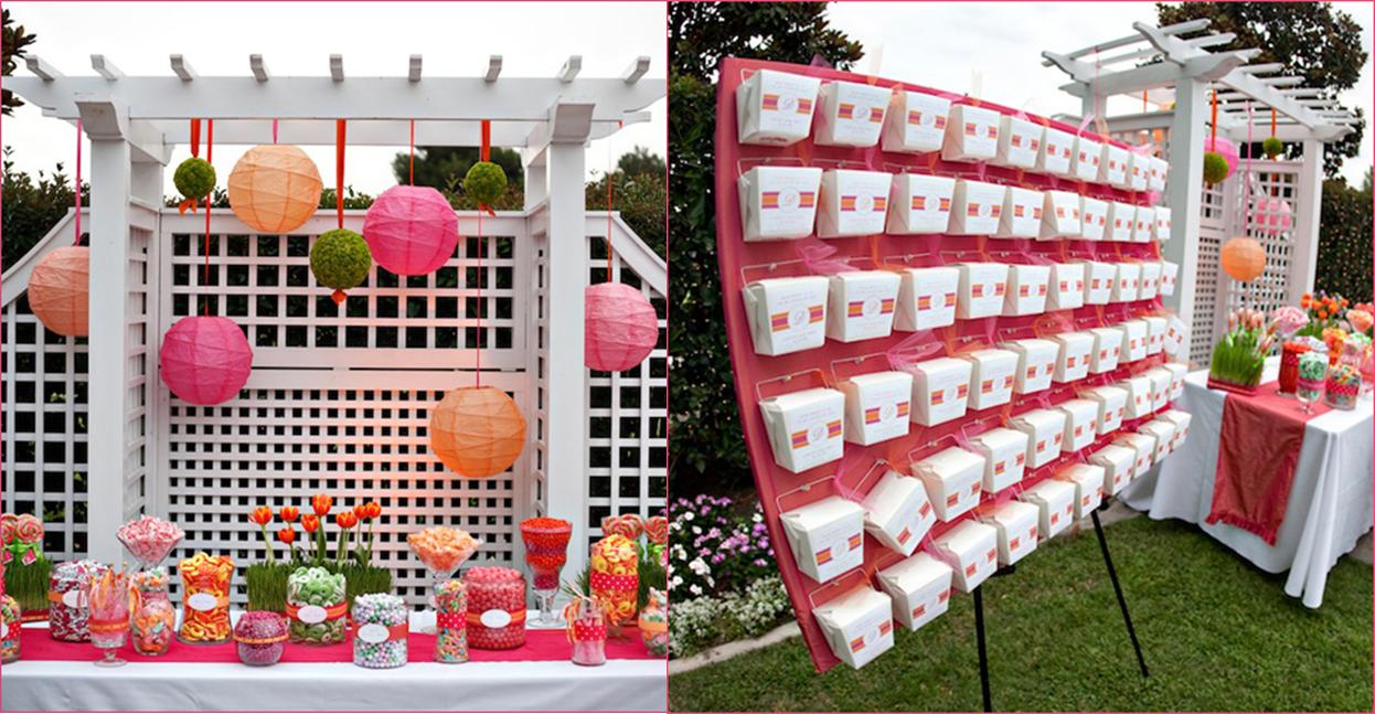 candy bar wedding favor ideas