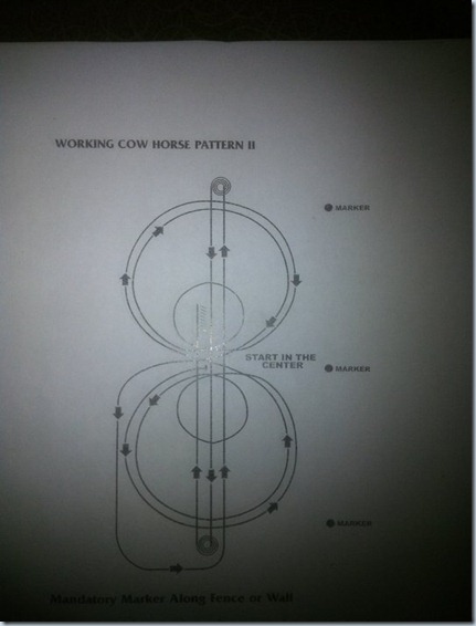 Reining Cowhorse Pattern