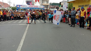 HUT Lantas:Begini Meriahnya Lomba Sepatu Roda,Senam Lantas,Sat Lantas Polres Bone