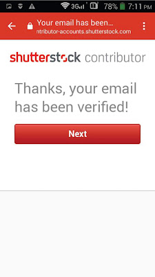 Cara Daftar Menjadi Kontributor Shutterstock Menggunakan Android.