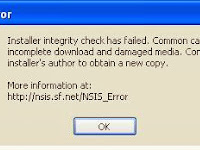 Cara Mengatasi NSIS Error ''Installer Integrity Check has Failed'' dengan mudah