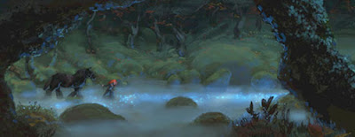 Arte conceitual de Brave, da Pixar