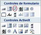 crear una casilla de verificación en excel