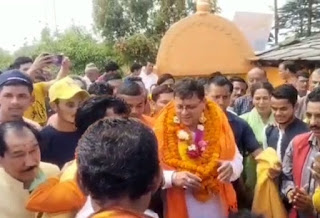 CM Dhaami in champawat