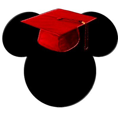 Cabezas de Mickey para graduandos.