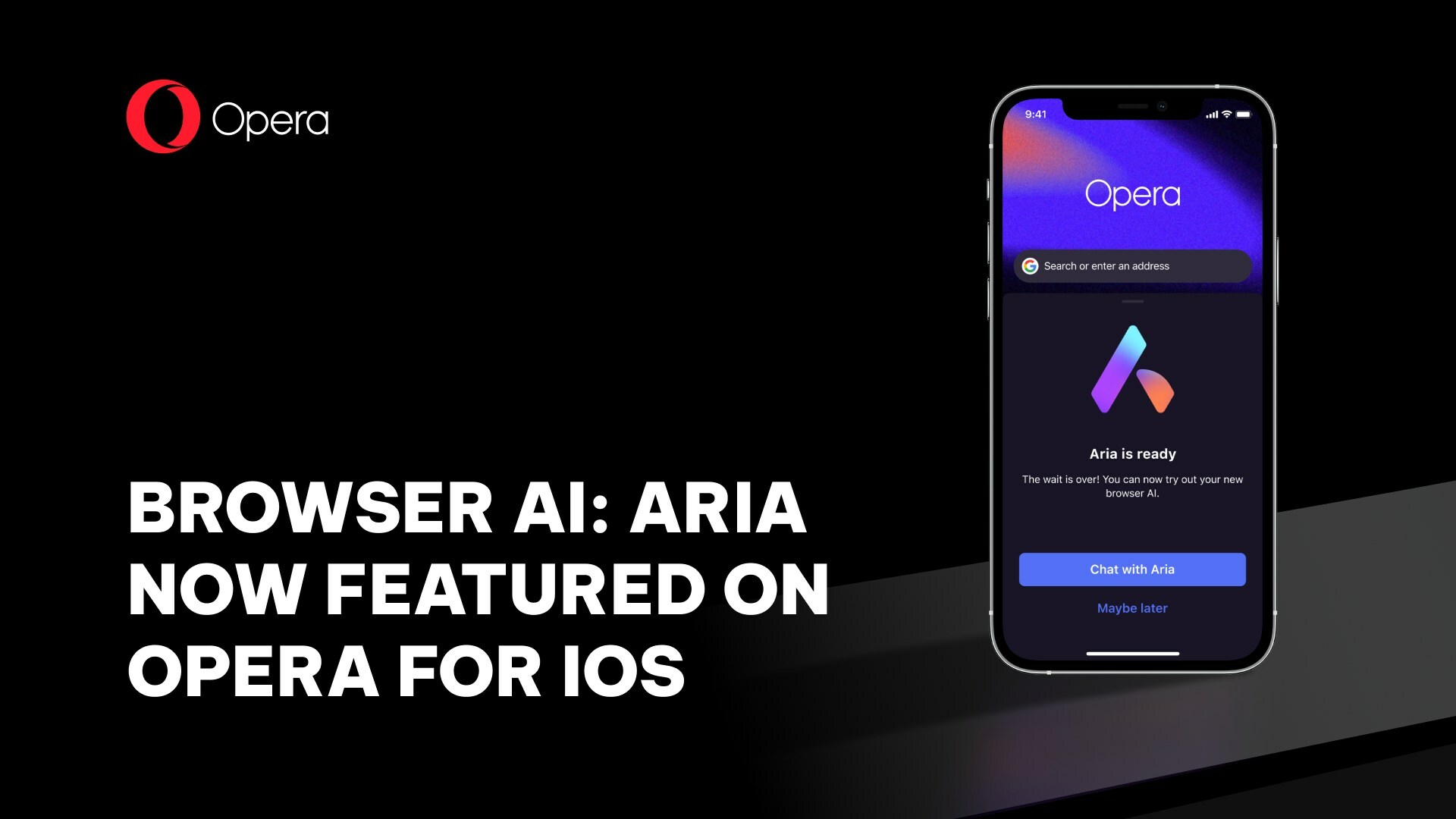 Opera adds Aria to Opera for iOS, bringing free browser AI to all major platforms