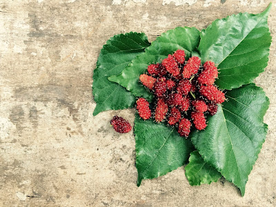 Mulberry Strawberry face pack for skin whitening
