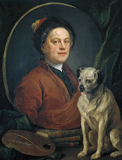The Painter and his Pug by William Hogarth, 1745