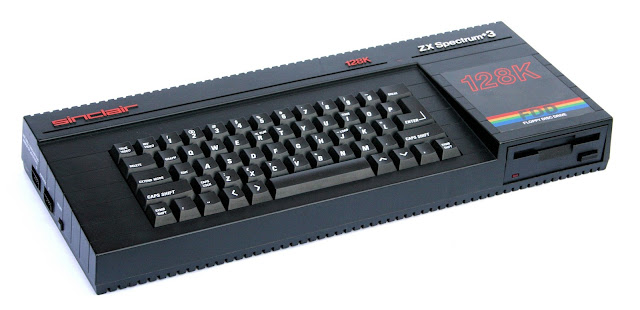 ZX Spectrum +3 with 128Kb RAM and a 3" floppy drive