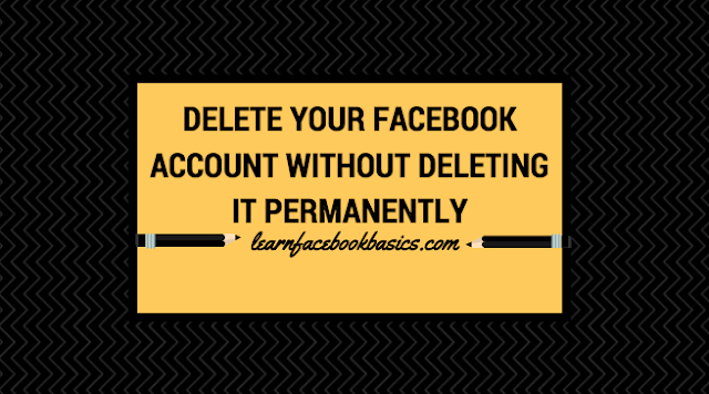 How to Delete Your Facebook Account Without Deleting it Permanently | Delete My FB Account