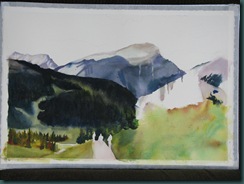 Sunshine meadows watercolor start