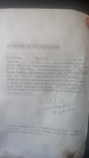 Familias afectadas por el desalojo en Villa Elisa esperan respuesta de las autoridades