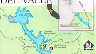 Del Valle Camping Map