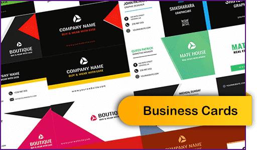 Business Cards Aucune compétence technique