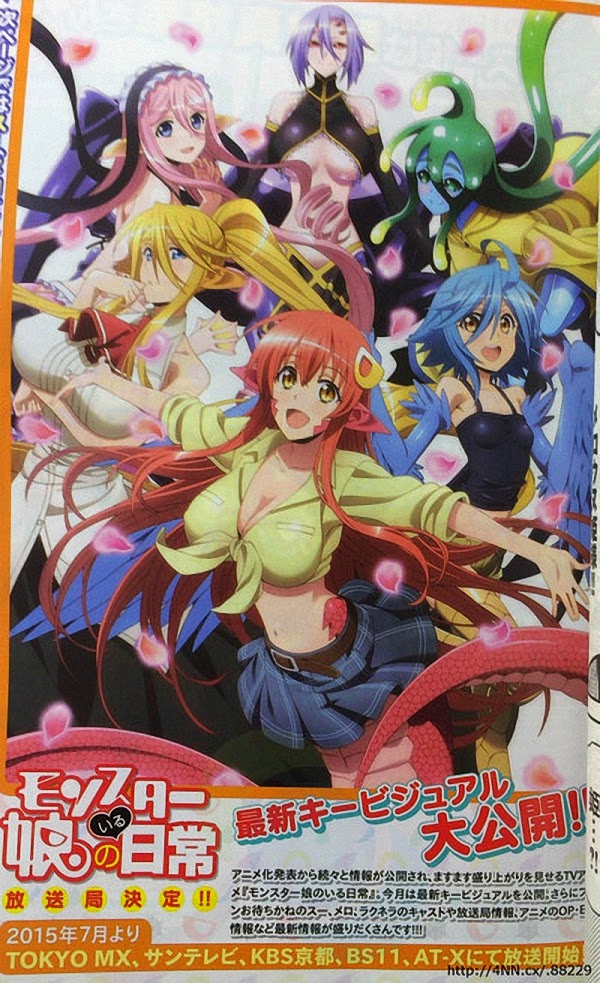 Anime Monster Musume reparto y temas