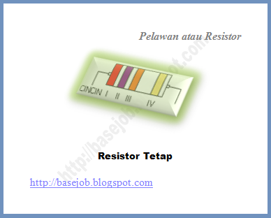 Resistor Tetap