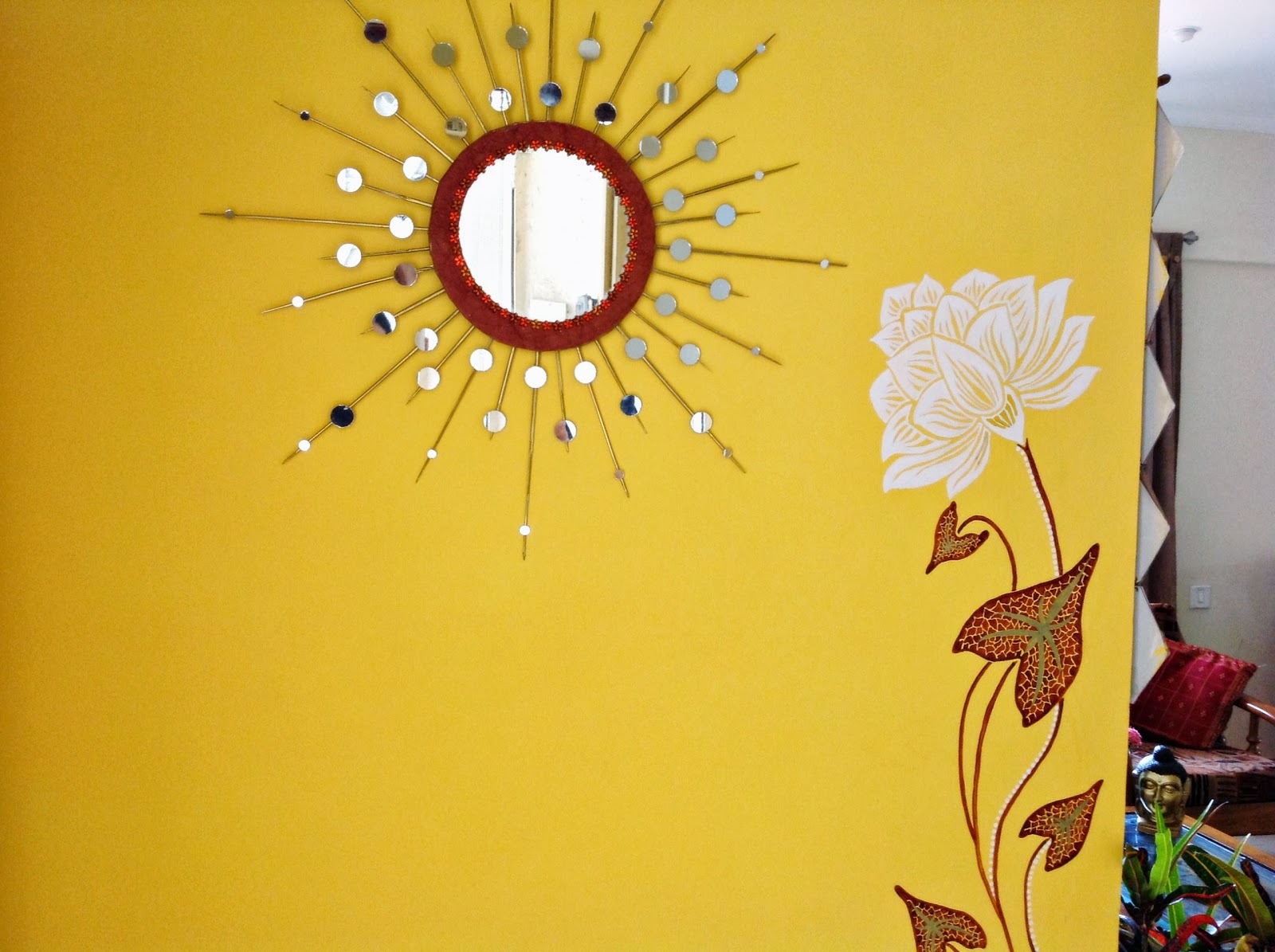 entrance wall decor ideas Diwali Wall Decoration Ideas | 1600 x 1195