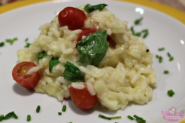 Receita de Risoto com Palmito Pupunha