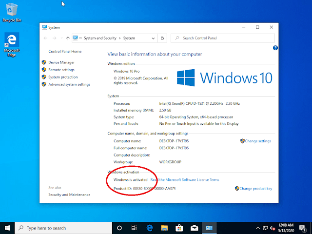 Windows 10 Pro Version With Office 2019 Preactivated Compressed PC