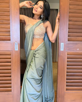 Actress Sakshi Agarwal Latest Hot Photos in Saree