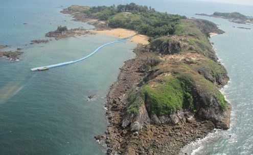 Beautiful  Jemur  Island In The Strait Of Malacca