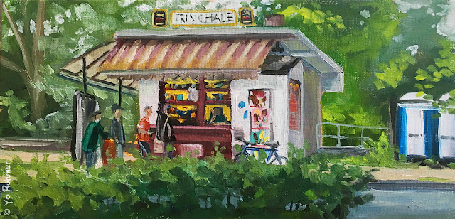 pleinair, Ölbild, Frankfurt, pleinairmalerei, urbanpainting