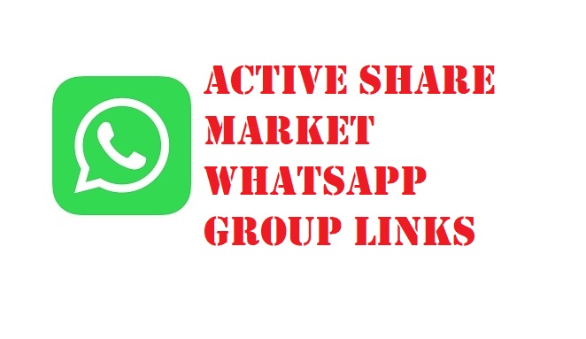 Active Share Market Whatsapp Group Links