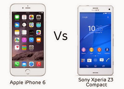 Perbandingan Sony Xperia Z3 Compact vs. iPhone 6