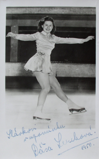 Czechoslovakian figure skater Dagmar Lerchová