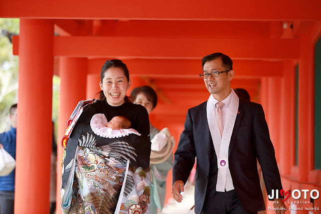 春日大社でお宮参りの出張撮影