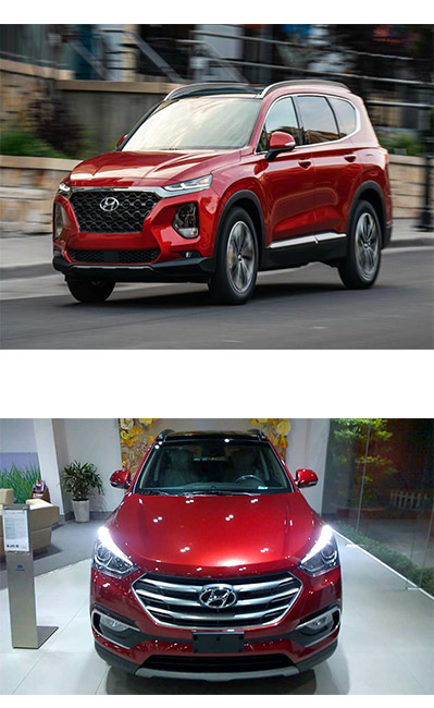 Hyundai Santafe 2021. Màu đỏ. Mới 99%