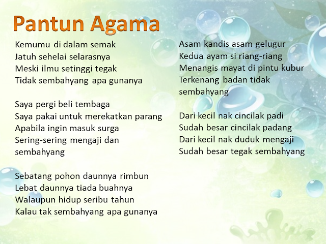 Pantun Jenaka Pantun Nasehat Pantun Agama Pantun Muda Mudi