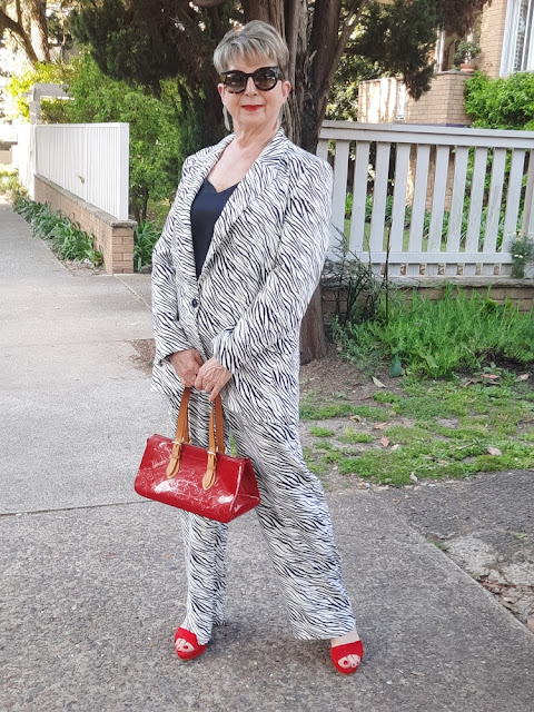 HOW I WORE MY ANIMAL PRINT TROUSER SUIT
