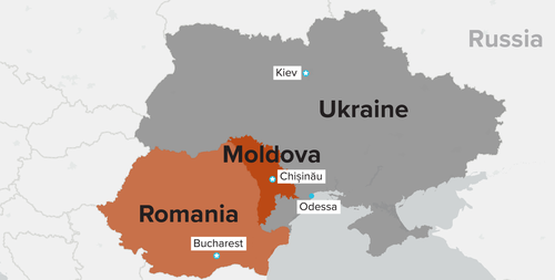 Moldova's Govt Collapses After Russian Missile Salvo From Black Sea Breaches Its Airspace