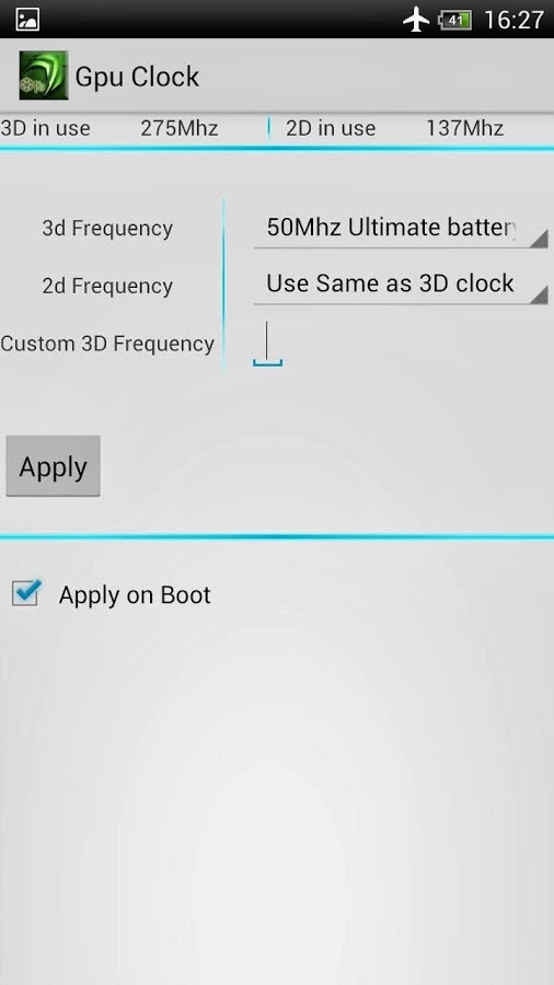 Tegra Overclock 