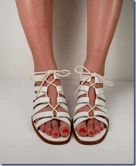 Vintage sandals on Etsy