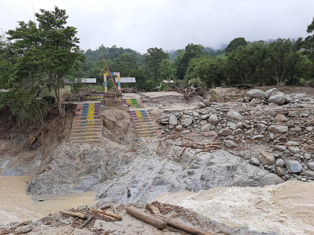 Banjir Bandang Di Masamba Mengakibatkan 4 Jembatan Terputus