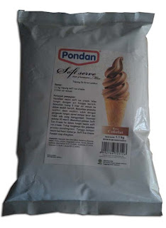 bubuk es krim pondan soft ice cream