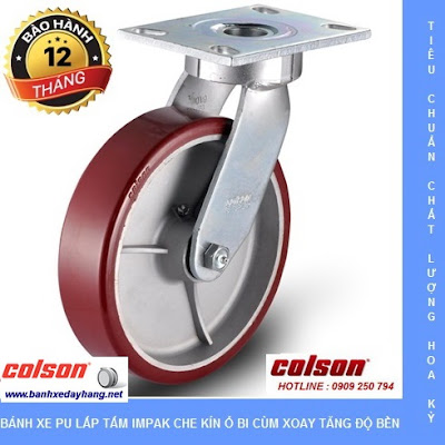 Báo giá bánh xe chịu lực phi 150 - 200 Colson Caster Mỹ banhxedaycolson.com