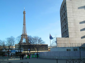 Australian Embassy in Paris and Eiffel Tower. France. Photographed by Susan Walter. Tour the Loire Valley with a classic car and a private guide.