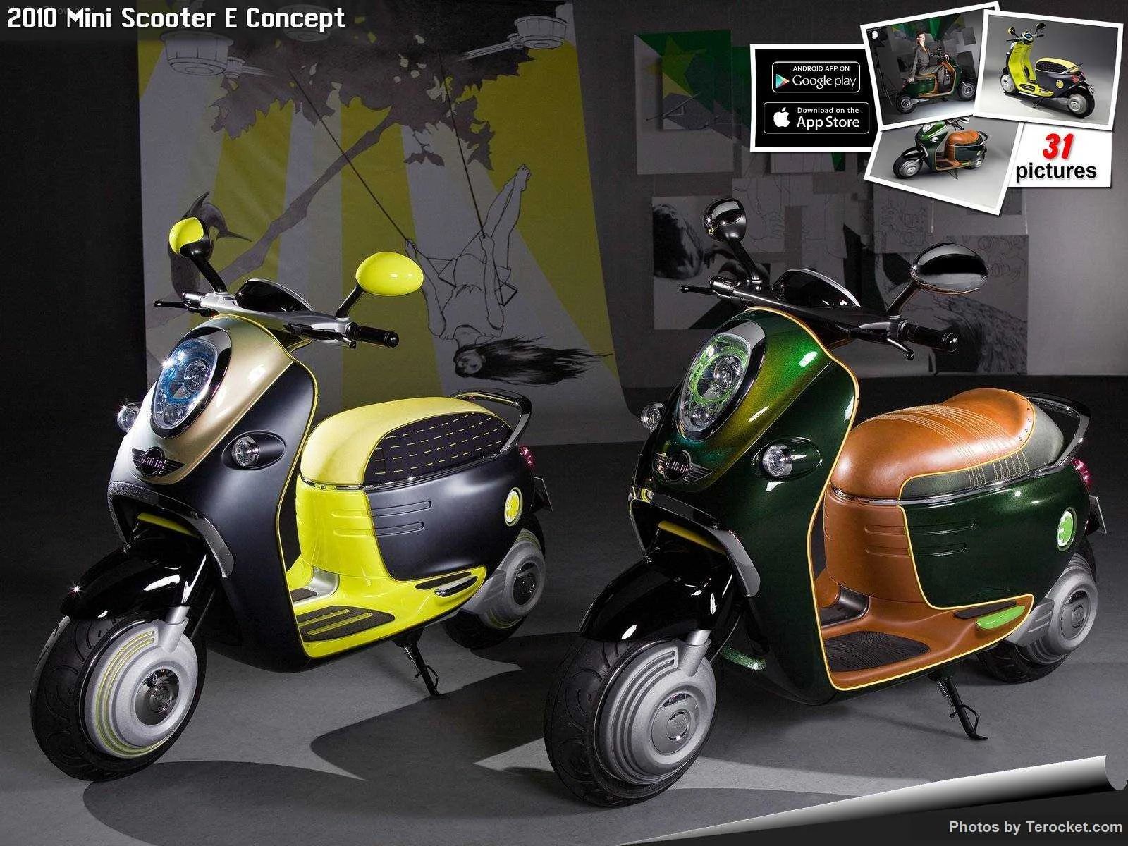 Hình ảnh xe ô tô Mini Scooter E Concept 2010 & nội ngoại thất