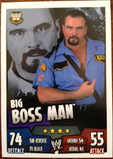 WWE Big Boss Man card for Slam Attax Rumble
