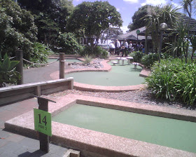 Lilliputt Mini Golf course in Auckland, New Zealand