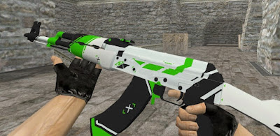 AK47 - Green Asiimov (CS:GO) HD para CS 1.6