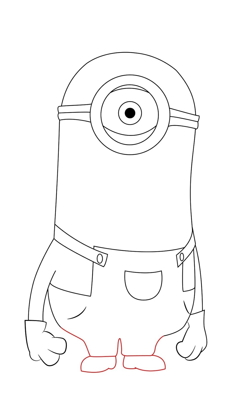How To Draw Despicable Me Minions - Draw Central