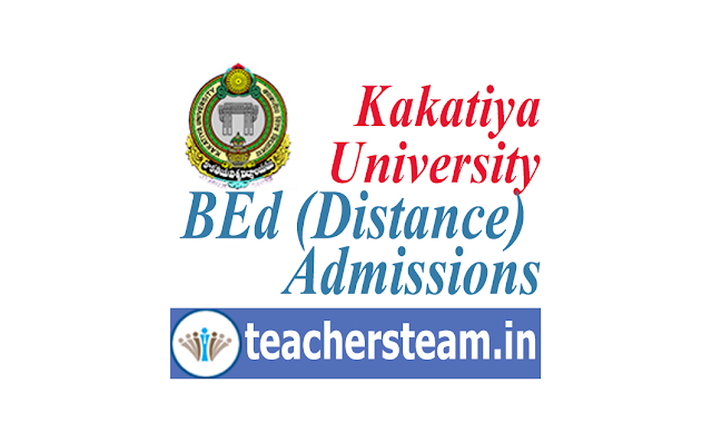 Kakatiya University BEd Distance Mode Admission Notification 2019