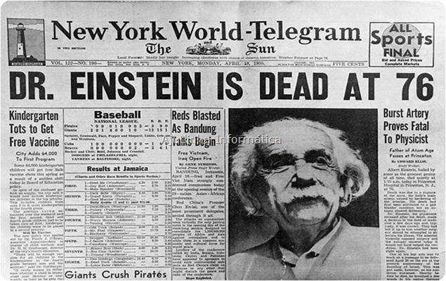 Morte de Albert Einstein