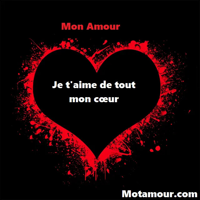Je T Aime De Tout Mon Cœur Poeme Messages Et Citations
