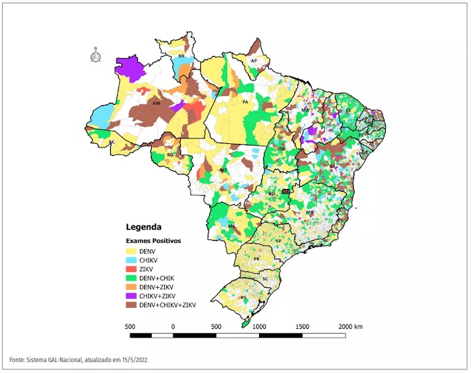 Caos no Brasil de Bolsonaro : surto de dengue, zika e chikungunya com estados relatando falta de testes