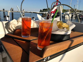 Aperol Spritz on the boat
